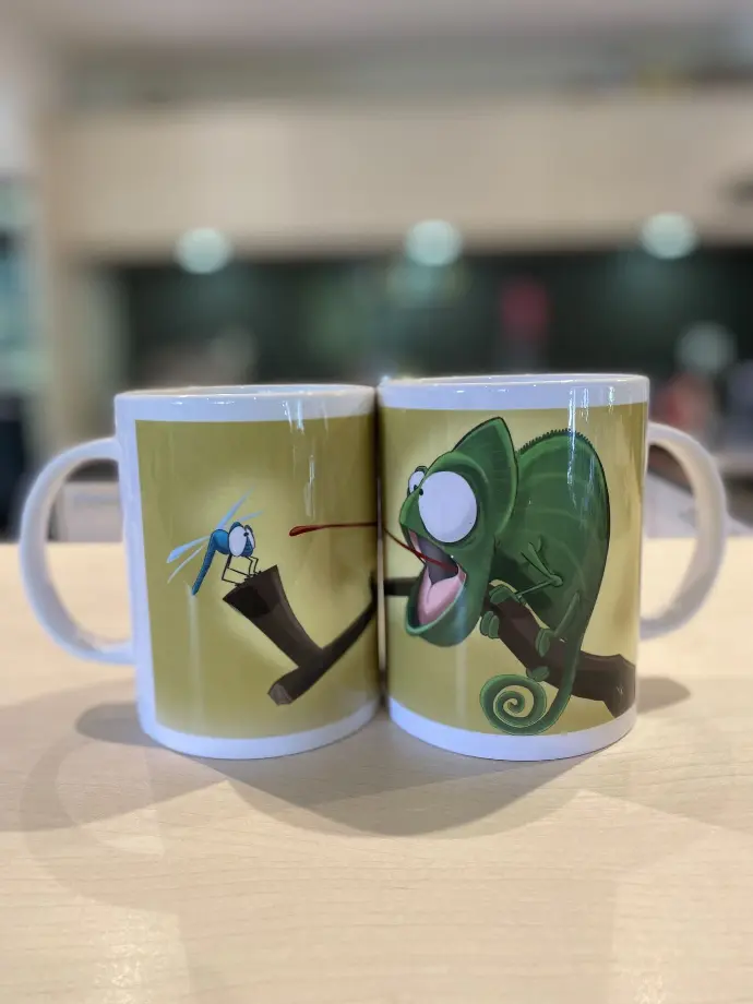 Mug 1 Pce 425ml - Caméléon -