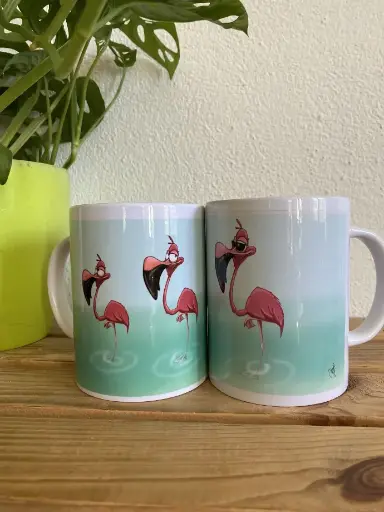 Mug 1 Pce 425 ml - Flamant Rose -