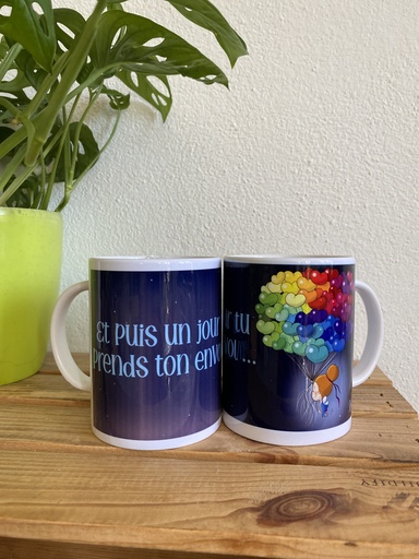 Mug 1 Pce 425ml - Fée avec citation - 