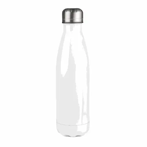 [GOU-BLA] Gourde Isotherme 1 Pce 500ml Blanche à personnaliser